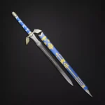 Full-size 49-inch Master Sword collectible with faux leather-wrapped handle