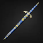 Full-size 49-inch Master Sword collectible with faux leather-wrapped handle