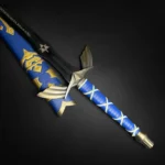 Full-size 49-inch Master Sword collectible with faux leather-wrapped handle