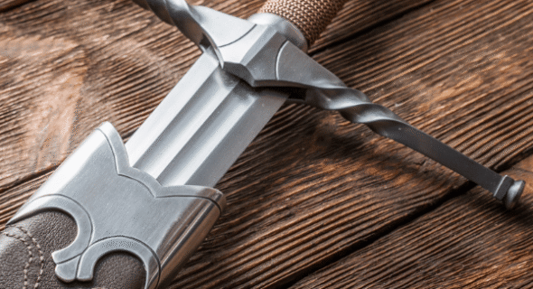 Geralt of Rivia Steel Sword Replica — Level IV